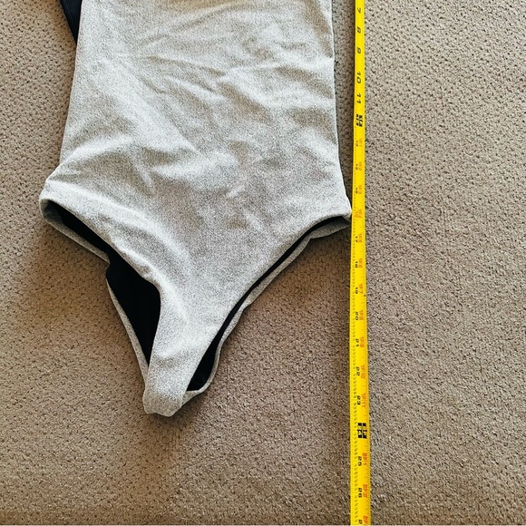 AYRA SWIM NWT Metallic Gray Swimsuit Med - Picture 3 of 6